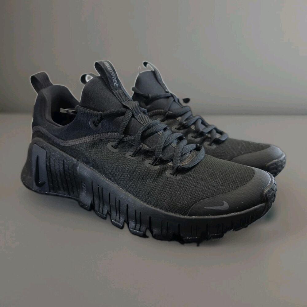 Size 7.5 W Nike Free Metcon 6 Black Anthracite Training Shoes FJ7126-003 - Picture 2 of 5